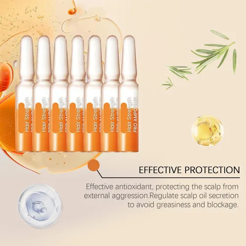 Miniatura 3 de Ampollas para el Crecimiento del Cabello, aceite de regeneración del cabello, repara y promueve el crecimiento del cabello, ampolla de fuerza