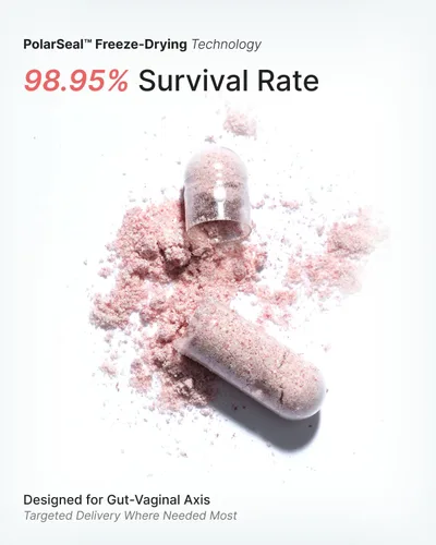 Miniatura 5 de Probióticos para la salud vaginal para mujeres, equilibrio de pH, levadura, suplemento de control de olores, 20 mil millones de UFC, 6 cepas