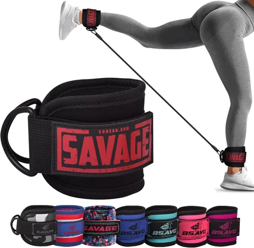 Miniatura 10 de Correa de tobillo para accesorios de máquina de cable Tobillera de gimnasio para patadas, entrenamientos de glúteos, extensiones de piernas