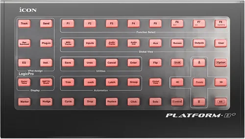 Miniatura 2 de Icon Plataforma de audio profesional B+- módulo de 50 botones para la superficie de control de la plataforma M+ DAW