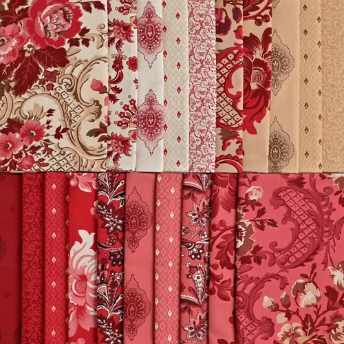Miniatura 2 de True Fabrics Jelly Roll En Rouge - Tela precortada (tiras de 2.5 pulgadas)