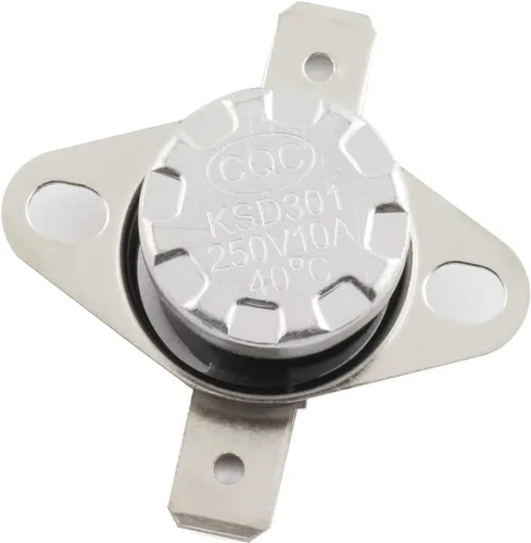 Miniatura 2 de Paquete de 5 interruptores de control térmico KSD301 de 40 grados centígrados termostato 250 V 10 A normalmente cerrado NC termostato interruptor