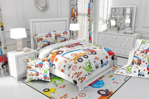 Miniatura 5 de Juego de ropa de cama floral, funda de edredón de flores de iris de colibrí, tamaño matrimonial, jardín, botánico, magnífica, funda de edredón