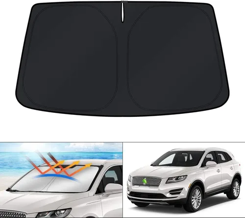 Miniatura 76 de KUST - Parasol plegable para parabrisas para Ford Ranger, accesorios 2019-2025 2026, parasol personalizado para ventana, protector solar plegable