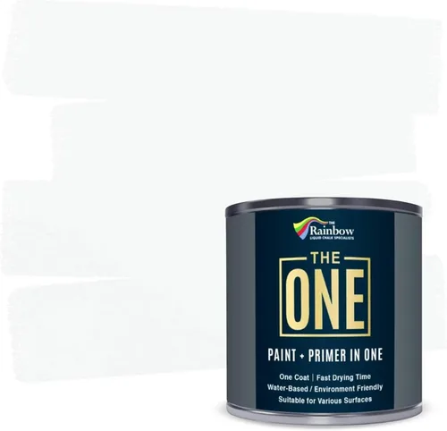 Miniatura 33 de THE ONE Pintura e imprimación todo en uno, negro mate, 8.5 onzas líquidas/250ml, fórmula de 1 capa, decoración fácil de interiores y exteriores