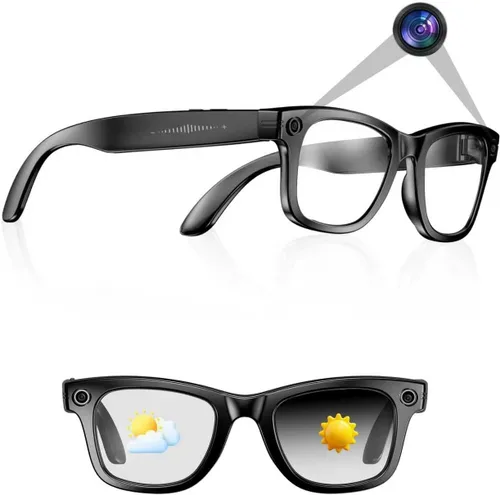 Miniatura 7 de Yowow BIT Gafas de Cámara Inteligente 4K AI, Videos HD 1080P, Ultra-Ancho Anti-Vibración, Grabación de Vlog, Traducción AI, Asistente de Voz AI