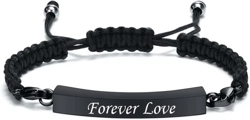 Miniatura 7 de Hisatan Personalized Urn Bracelet for Ashes, Cremation Jewelry Keepsakes for Ashes for Women Men, Handmade Woven Rope Adjustable Ashes Holder