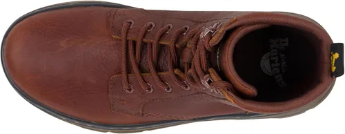 Miniatura 4 de Dr. Martens Botas unisex de piel Ambassador con 8 corbatas, anacardo, 11 mujeres/10 hombres