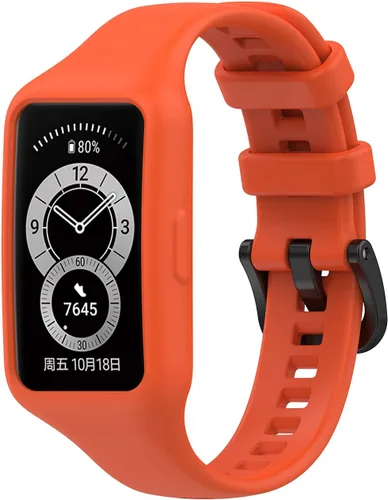 Miniatura 11 de Senter Correa de repuesto de goma suave de liberación rápida para Huawei Band 7 Smart Watch 10 pzas