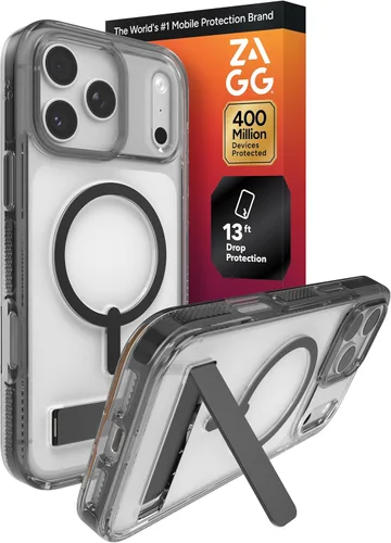 Miniatura 79 de ZAGG Santa Cruz Snap - Funda con función atril para iPhone 16 Pro Max, compatible con MagSafe, protección contra caídas de grado militar de 13 pies