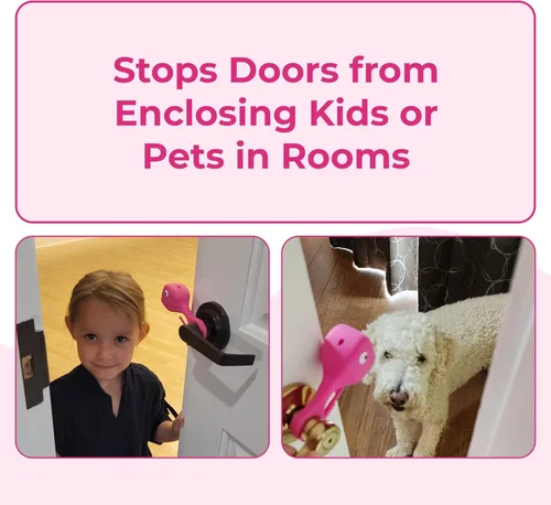 Miniatura 5 de Tope de puerta a prueba de bebés, protectores de pellizco de puerta que protegen los dedos de los niños y las colas de PET. Protectores de dedos