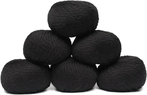 Miniatura 24 de Juego de 3 madejas 100% de lana de alpaca bebé, peso voluminoso, fabricadas en Perú, celestial suave y perfecto para tejer y tejer a ganchillo