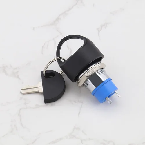 Miniatura 7 de Interruptor de arranque de encendido con 2 teclas, 3 posiciones, encendido y apagado, interruptor de encendido Controles para movilidad, scooter