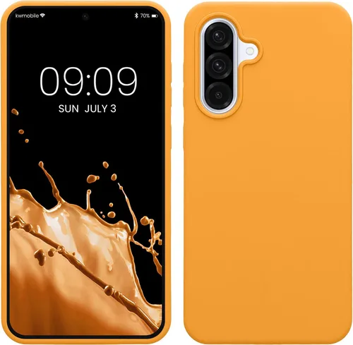 Miniatura 149 de kwmobile Funda Compatible con Samsung Galaxy A14 5G - Funda de teléfono de TPU y silicona con acabado suave - Verde Lima