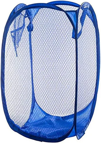 Miniatura 4 de Cesta de almacenamiento de malla rectangular pequeña plegable para ropa de bebé, organizador de armario, cubos de basura para habitación de niños