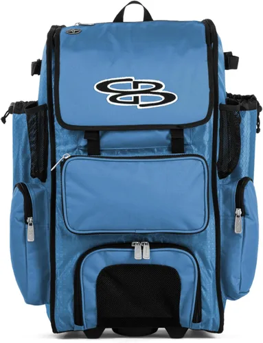 Miniatura 54 de Boombah Rolling Superpack - Bolsa para equipo de béisbol/sóftbol, varios colores, mango telescópico y capacidad para 4 murciélagos, versión