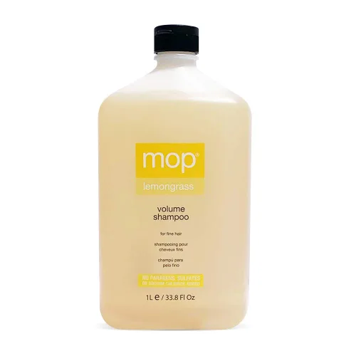 MOP Champú de volumen de citronela sin parabenos, sin sulfatos, limón, 33.8 fl. oz.