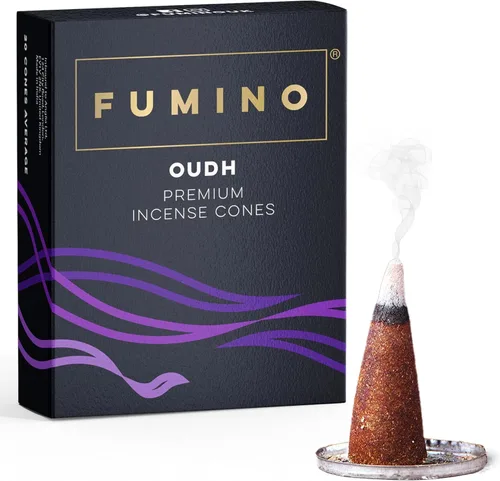 Miniatura 12 de Fumino® Conos de incienso fresco Autumn Breeze 20 por caja, fragancia Masala Agarbatti Joss para relajación y meditación, decoración del hogar