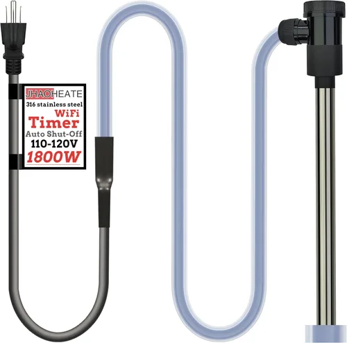 Calentador de agua de inmersión de 2000 W portátil para bañera de hidromasaje y piscina, calentador de agua eléctrico sumergible con control de