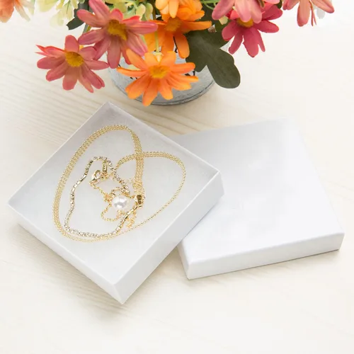Miniatura 3 de Magicool Hanger Magicool - Paquete de 20 cajas de cartón para joyería, collares, pulseras, aretes, pequeño embalaje de regalo, cajas de regalo