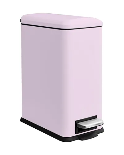 Miniatura 30 de Cubo de basura pequeño para baño con tapa, cubo de basura de 1.3 galones con cubo interior extraíble, cubo de basura delgado con tapa de cierre
