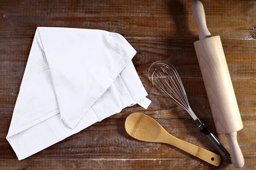 Miniatura 8 de Utopia Kitchen Paquete de 6 toallas blancas de 28 x 28 pulgadas, 100% algodón para limpiar y secar, paños de cocina altamente absorbentes Blanco