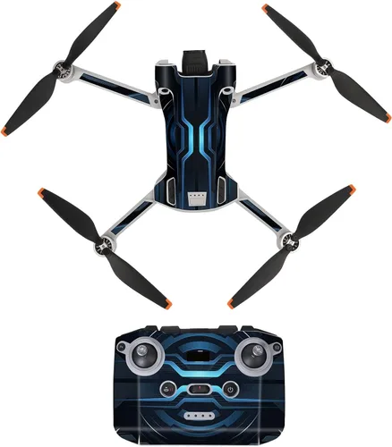 Miniatura 17 de YANHAO [Piezas de dron] para DJI Mini 3 Pro Drone Body y RC-N1 Control remoto Calcomanías de PVC Adhesivos de PVC a prueba de arañazos Juego de Rc 01