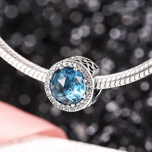 Miniatura 6 de Pandora Plata Bead 791725NBS Mujer Zircons