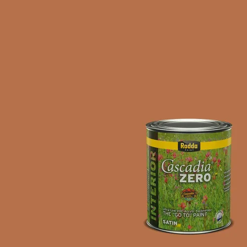 Miniatura 132 de Rodda Paint CASCADIA ZERO - Pintura plana e imprimación para interiores en uno, cuarto de galón, crema de ballet