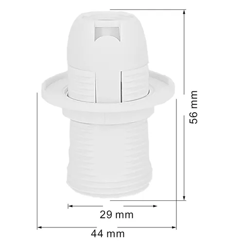 Miniatura 3 de 6 unids por paquete E14 LED bombilla portalámparas retenedor anillos y adaptador de repuesto Candelabro Candelabro lámpara zócalo