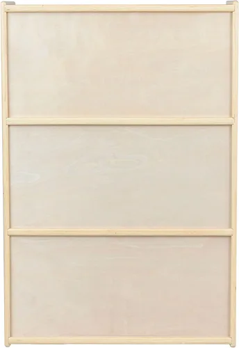 Miniatura 5 de Estantería de tres estantes para niños, 41.5 pulgadas de alto x 24 pulgadas de ancho x 11.5 pulgadas de profundidad, estantes resistentes de madera