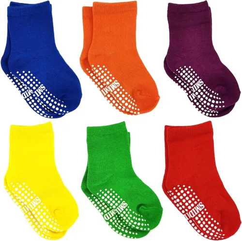Miniatura 2 de Calcetines tobilleros con agarre para niños y niñas 1-33-55-7T