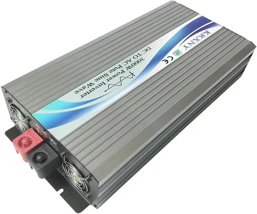 Miniatura 5 de Inversor de corriente de onda sinusoidal pura de 3000 W fuera de la red, 48 V CC a 110 V 120 V CA con pantalla LCD para autocaravana, camping
