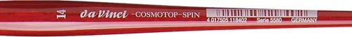 Miniatura 34 de da Vinci Watercolor Series 5580 CosmoTop Spin Pincel de Pintura, Redondo Sintético con Mango Rojo