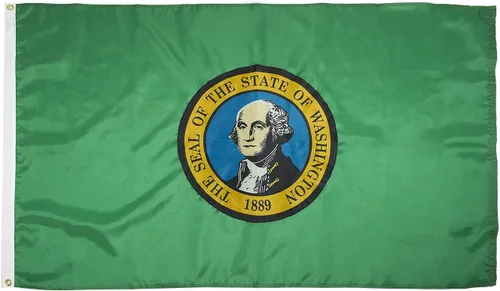 Miniatura 57 de FlagSource Bandera del estado de nailon de Iowa, fabricada en los Estados Unidos, 4 x 6 pies Iowa 4x6