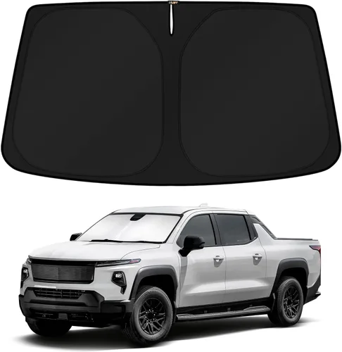 Miniatura 95 de KUST - Parasol plegable para parabrisas para Ford Ranger, accesorios 2019-2025 2026, parasol personalizado para ventana, protector solar plegable
