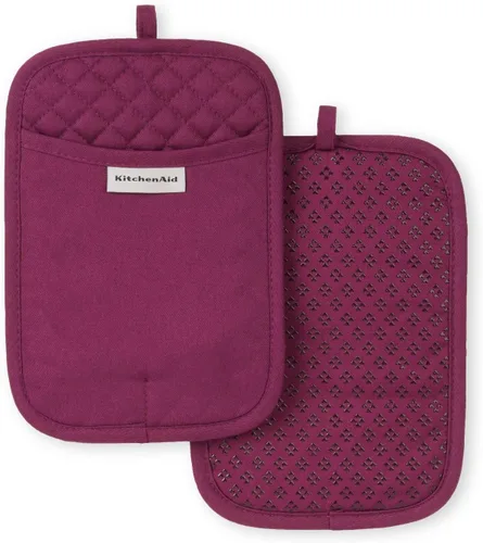 Miniatura 14 de KitchenAid Juego de 2 soportes para ollas asteroides, cielo aguamarina, 7 x 10 pulgadas