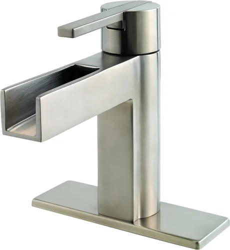 Miniatura 4 de Llave para baño centrado de Pfister, de 4 pulgadas, con mando único Vega y de cromo pulido, LF-042-VGKK