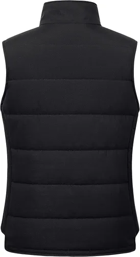 Miniatura 2 de Chrisuno Chalecos de invierno para mujer, ligeros, acolchados, chaleco utilitario