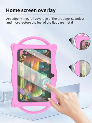 Miniatura 4 de Protector de pantalla para tablet BYANDBY Q8K Android 14 de 7 pulgadas, antiarañazos, dureza 9H, sensible al tacto, bordes redondeados 2.5D, sin