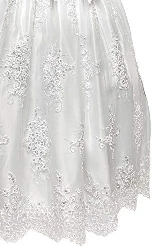 Miniatura 4 de SWEA Pea Lilli Vestidos de Primera Comunión para Niñas Disponible 7 16 Encaje Tamaño Grande