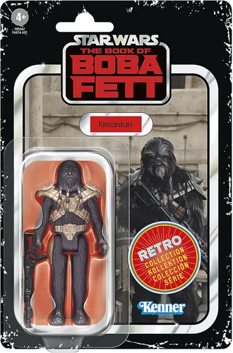 Star Wars Retro Collection Krrsantan, The Book of Boba Fett - Figuras de acción coleccionables de 3.75 pulgadas, a partir de 4 años