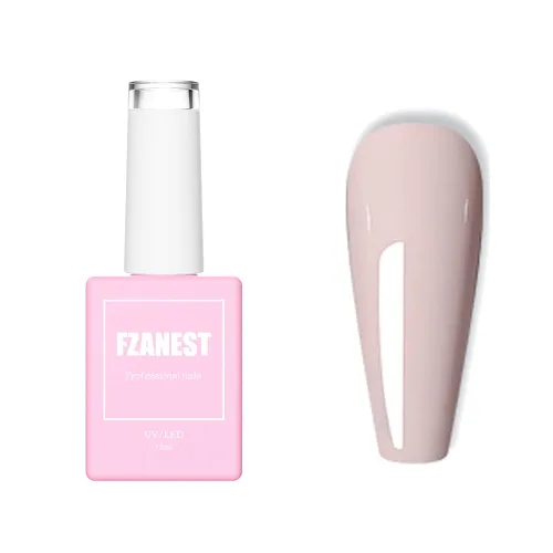 Miniatura 26 de FZANEST Esmalte de uñas en gel azul bebé, color de verano amarillo esmalte en gel para arte de uñas removible LED UV #D15