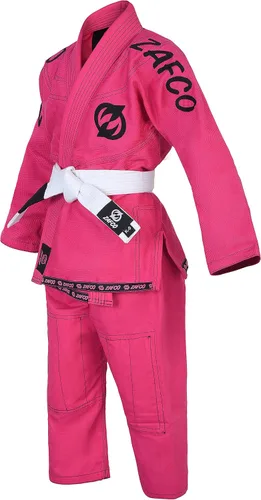 Miniatura 6 de Jiu Jitsu brasileño, para niños, Jiu Jitsu Gi BJJ Gi Grappling Kimonos Ligeros Cinturón Blanco
