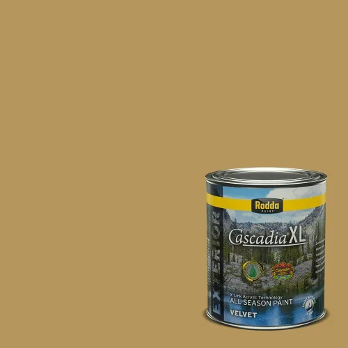 Miniatura 177 de Rodda Paint CASCADIA XL Pintura e imprimación satinada exterior en uno, cuarto de galón, Aquafir