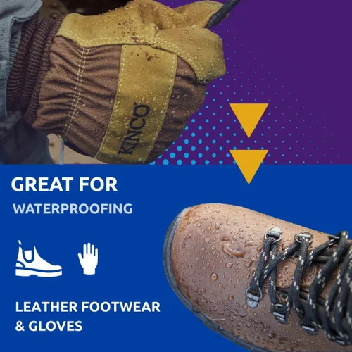 Miniatura 3 de Nikwax Cera impermeabilizante para cuero, crema, restaura la repelencia al agua DWR, cuidado de zapatos, limpiador de botas y calzado, protección