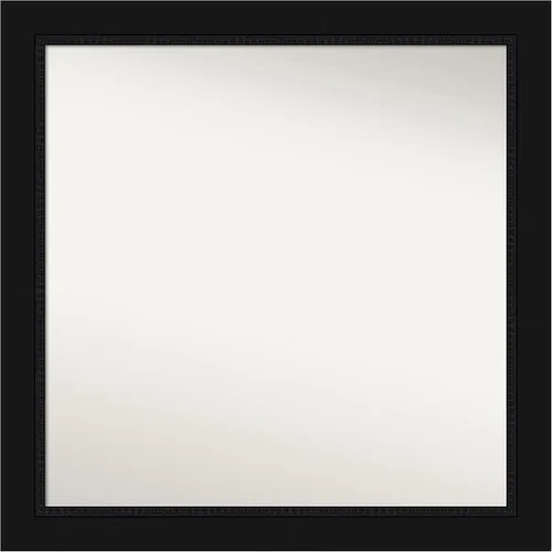 Amanti Art Espejo personalizado, espejo de baño negro Avon, espejo de pared o espejo de tocador de baño sobre el fregadero (23.25 x 23.25 pulgadas),