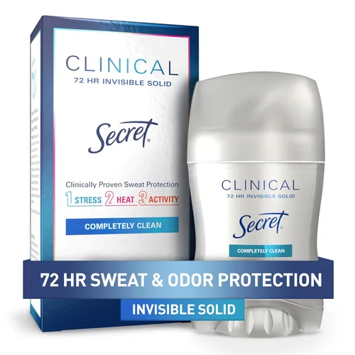 Miniatura 18 de Secret Clinical Strength Antiperspirant Deodorant para mujeres, 3X Protección contra el estrés, 72 horas de protección contra el sudor y el olor