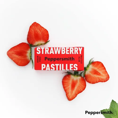 Miniatura 4 de Peppersmith Mentas dentales de fresa 12x15g