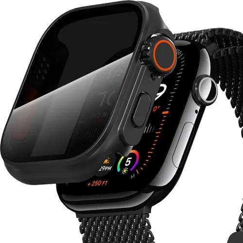 Miniatura 14 de Suoman para Apple Watch Protector de Pantalla de Vidrio Templado de 40 mm, [Aspecto Ultra] Funda Protectora Dura de PC para Todo el Contorno